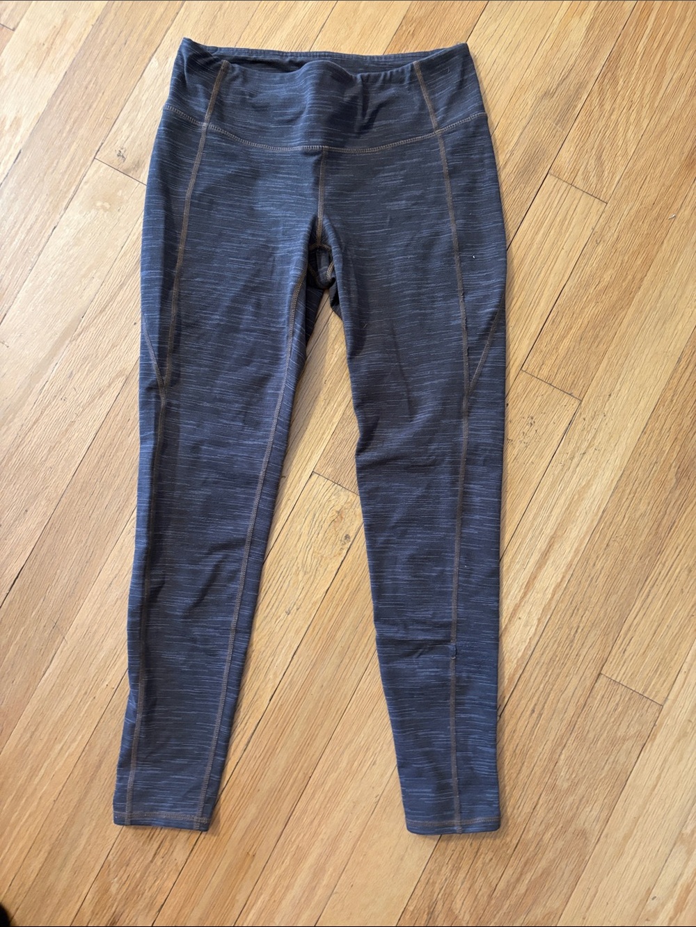 Athleta Heathered Charcoal Gray High-Rise Leggings